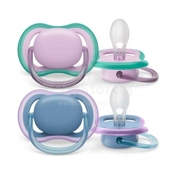 Philips Avent Ultra Air  Art.SCF085/34  Пустышка силиконовая 6-18м, BPA-Free (2 шт.)