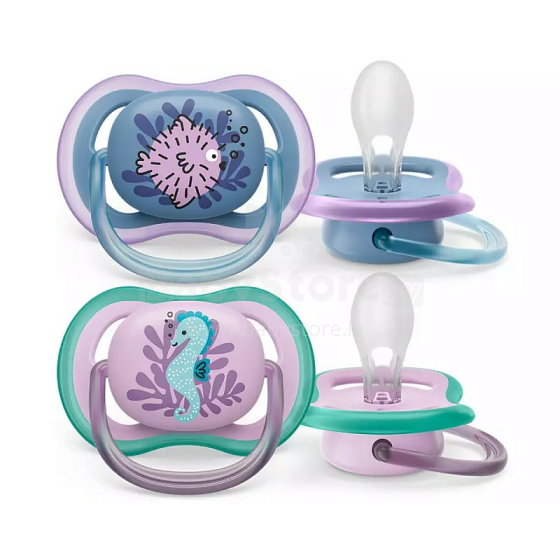 Philips Avent Ultra Air  Art.SCF085/61  Пустышка силиконовая 6-18м, BPA-Free (2 шт.)