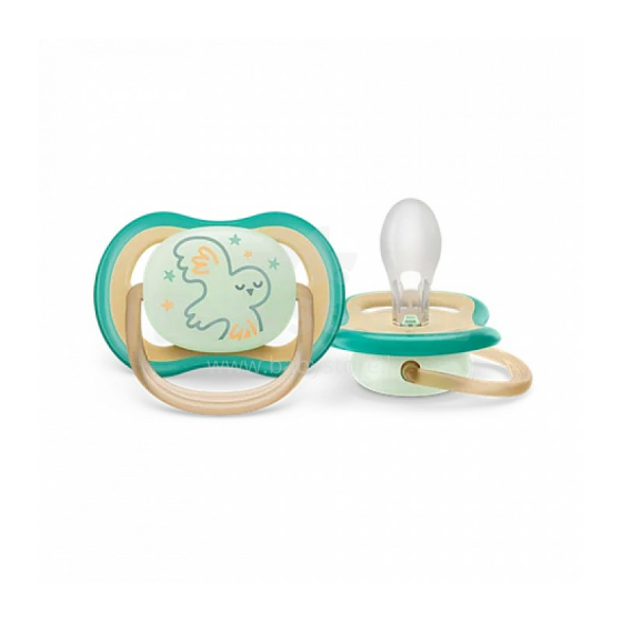 Philips Avent Ultra Air Night  Art.SCF377/01  Силиконовая пустышка  0-6м, BPA-Free (2 шт.)