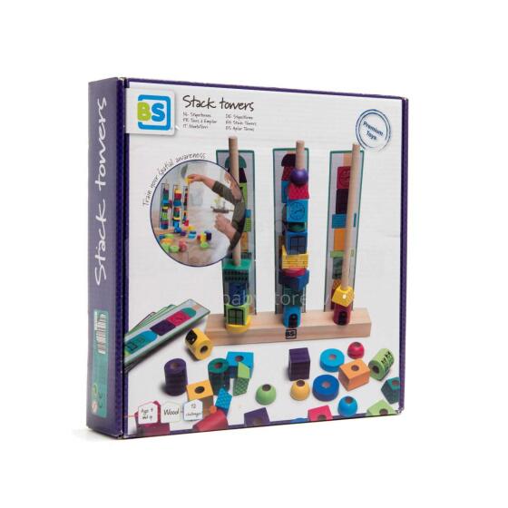 BS TOYS Aktivitāšu spēle Saliekamais tornis