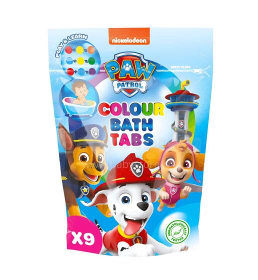 PAW PATROL Раскрашивающие таблетки для ванны 9x16 г