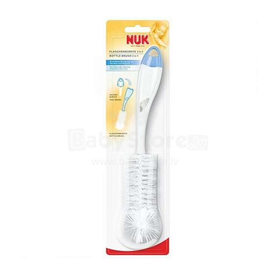 Nuk SC74 Art.10256505 Pudelīšu un knupīšu birstes 2 in 1