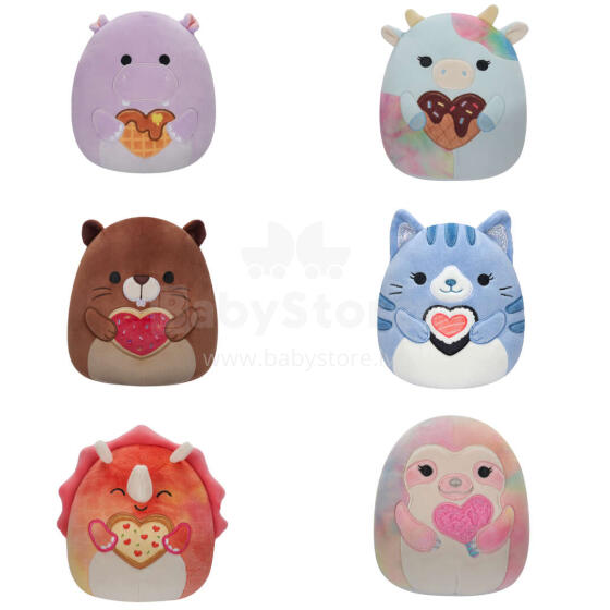 SQUISHMALLOWS Мягкая игрушка ко Дню Святого Валентина, 19 см