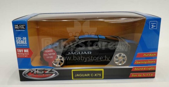 MSZ Metallinen pienoismalli Jaguar C-X75, 1:32