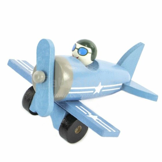 Keycraft Majigg Wooden Stunt Plane Art.WD284F Koka triku lidmašīna