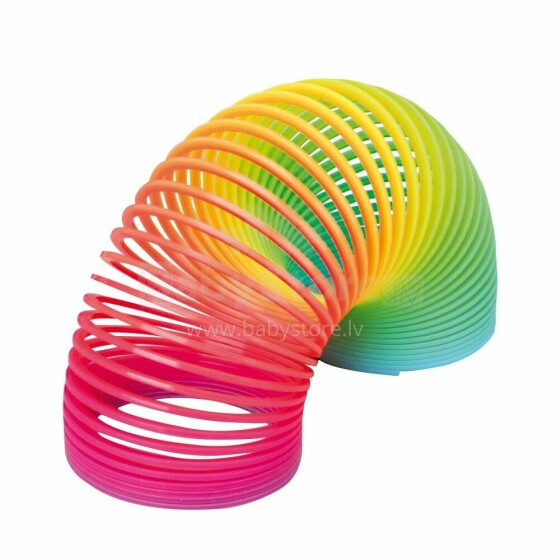 Keycraft Rainbow Plastic Spring Art.SC44  žaislų mini spiralė
