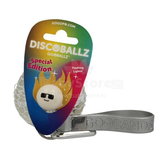 Keycraft Gooballz Disco Art.GP206 White Mīkstā antistresa- bumbiņa ar turētaju