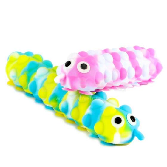 Keycraft Tutti Frutti Caterpillar Art.NV577 Antistresa rotaļlieta