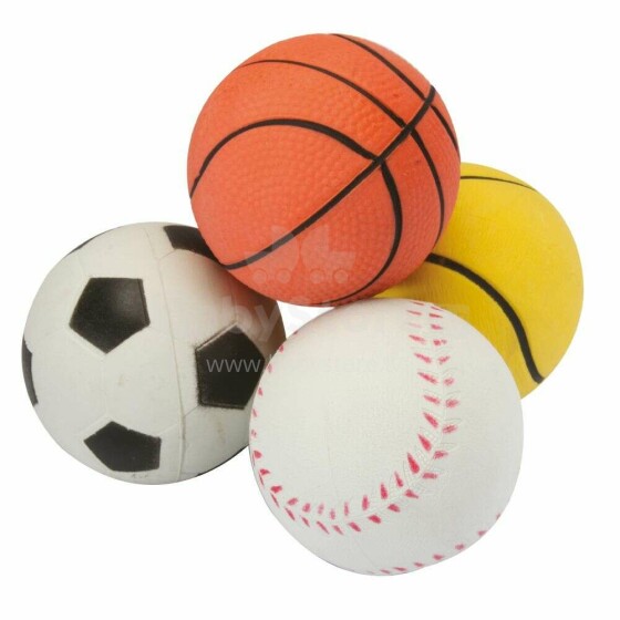 Keycraft High Bounce Sports Balls Art.GL28 Atlecošā bumba - antistress (diametrs 6 cm)