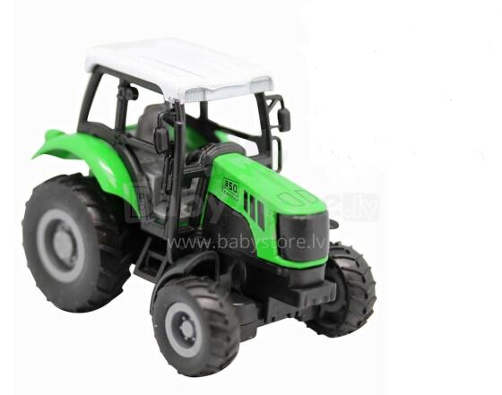 Keycraft 5591 Diecast Tractor Pullback Art.FM111 Игрушечный трактор
