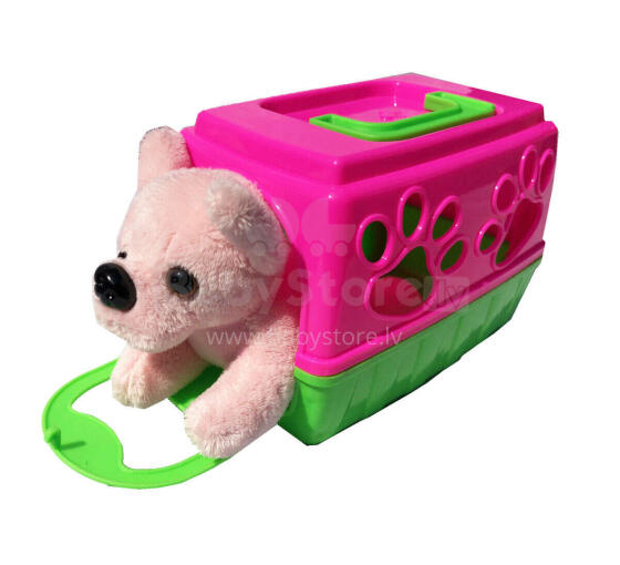 Keycraft 7317 Puppy Carry Case Critter Art.PL066 Rotaļlieta suns somiņa