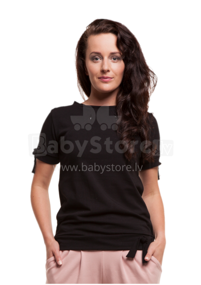 LuuTe Anda DEBORA Art.159337 Black  Short-sleeved shirt