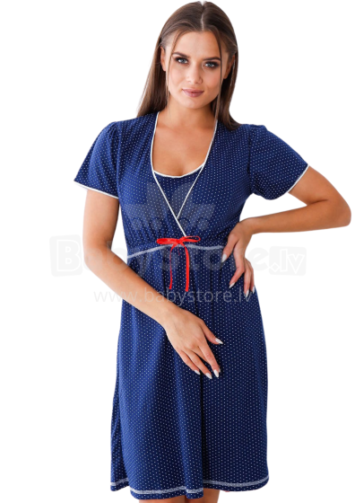 LuuTe Kerola Premium Collection Art.159339 Blue Рубашка для беременных