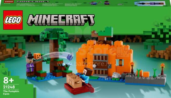 LEGO® Minecraft™ komplekts "Ķirbju ferma", Art. 21248