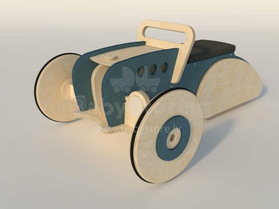 Designs Call HOT ROD Art.159429 Blue Ящик для игрушек на колесиках