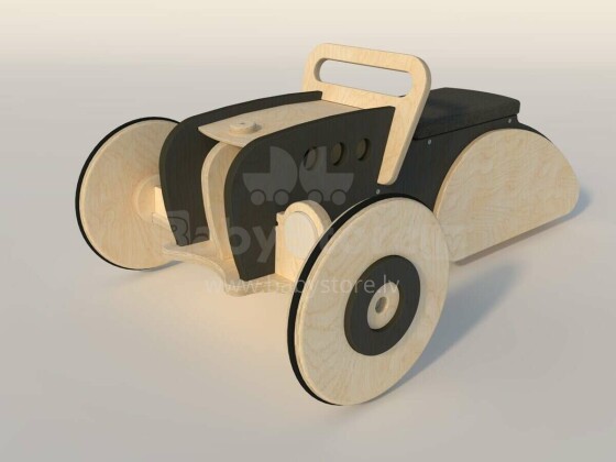Designs Call HOT ROD Art.159430 Black Ящик для игрушек на колесиках