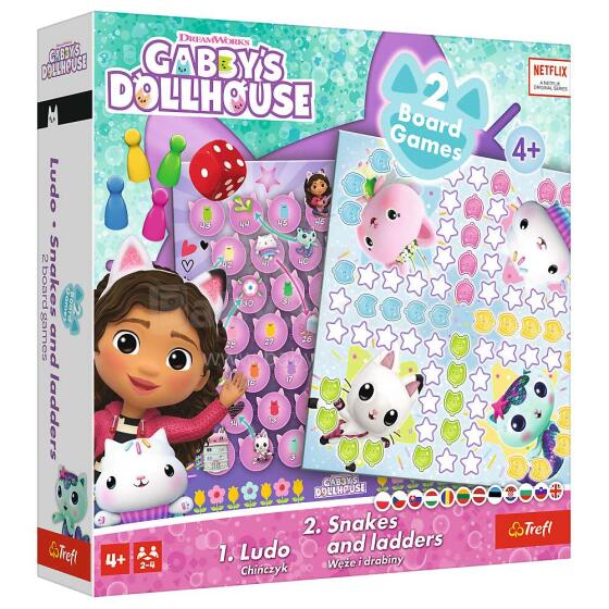 TREFL GABBY´S DOLLHOUSE Настольная игра 2 в 1
