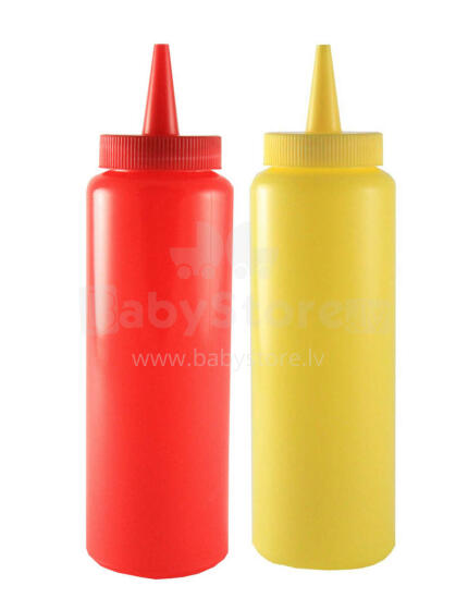 Bebe Basic Toys Art.159504 Набор соусов, игрушечные бытылки [кетчуп, горчиица] 370ml