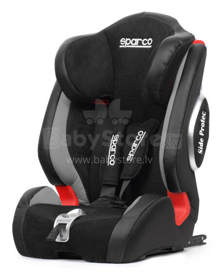 Sparco F1000KI Grey Isofix (F1000KI-G123GR) 15-36 Kg, Autokrēsliņš