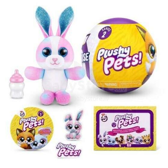 5 SURPRISE miniatūru komplekts Plushy Pets, 2 sērijas, sortiments, 77488GQ2