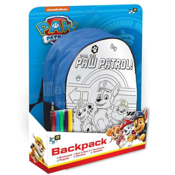 Paw Patrol Bag Art.361263 Mugursoma ar flomasterim