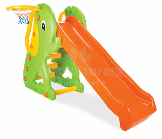 Garden Toys Slide  Art.06-160  Slidkalniņš ar basketbola grozu (Izcila kvalitāte)