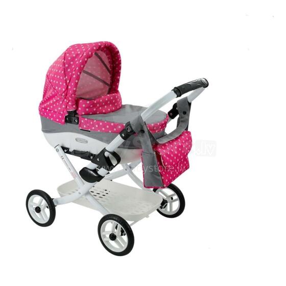 Adbor Lily Doll Stroller Art.LC-08 Коляска  для куклы с сумкой