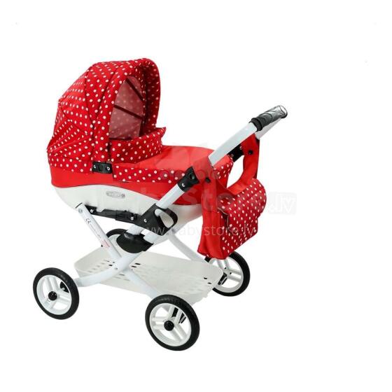 Adbor Lily Doll Stroller Art.LC-12 Leļļu rati ar somu