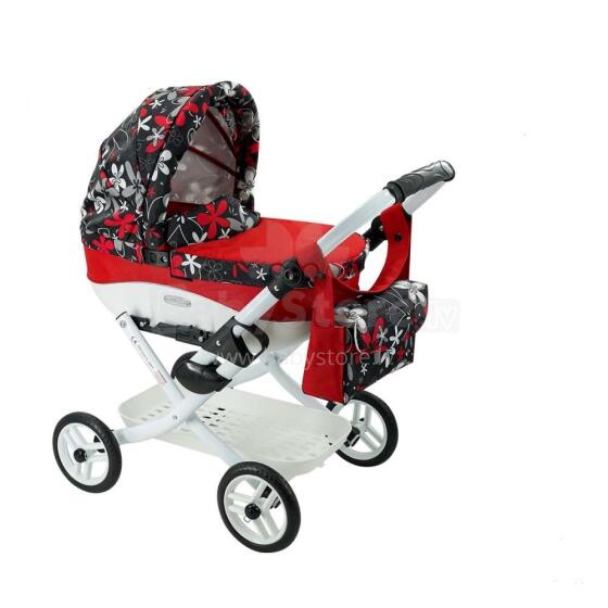 Adbor Lily Doll Stroller Art.LC-18 Коляска  для куклы с сумкой