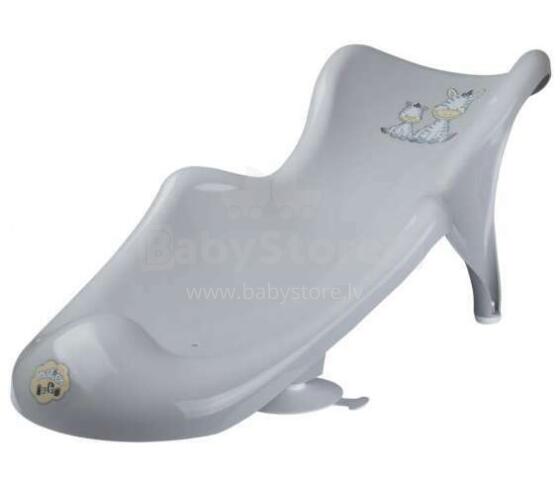 Maltex Bath Seat Zebra Art.6609 Grey Анатомическая вставочка для ванны