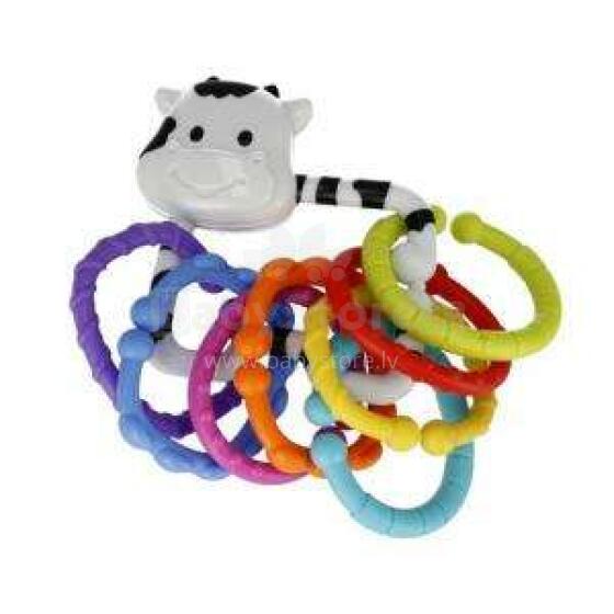 Bam Bam Rattle Art.515053 Погремушка Коровка с колечками