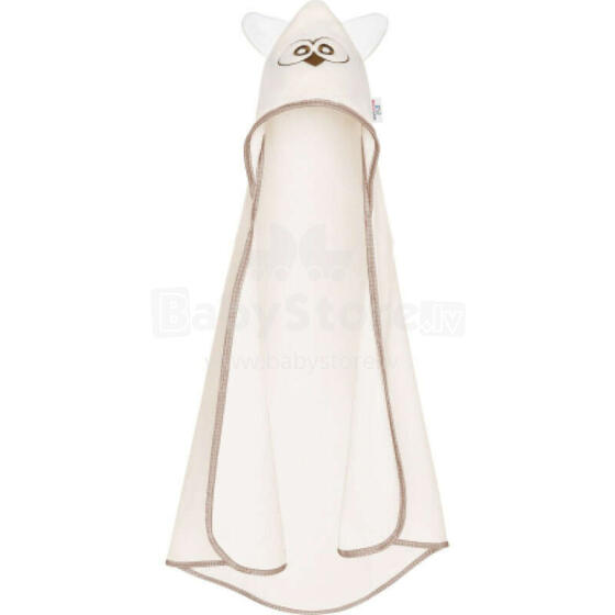 Bocialand Bath Towel Cover Ears Art.BOC0124 Owl Terry towel with hood 80x80cm