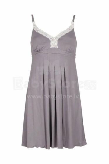 Bogema Lingerie Art.70370 Forest Grey   tamsiai violetinė motinystės / maitinanti naktiniai marškiniai