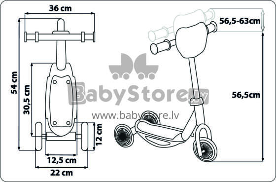 3 WHEELS BABY SCOOTER MINNIE