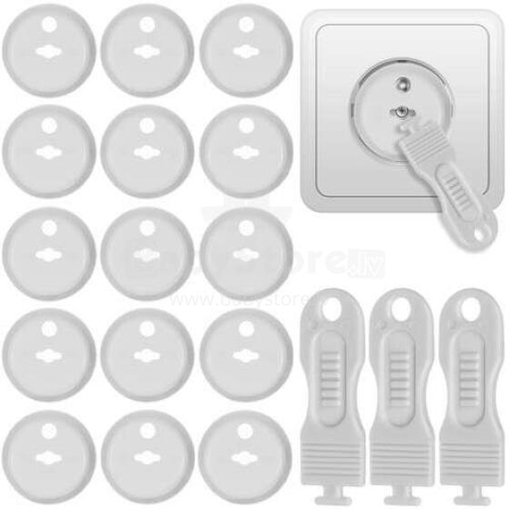 Ruhhy Plug Protector Art.19223 Aizsargkorķi rozetēm , 15gb.