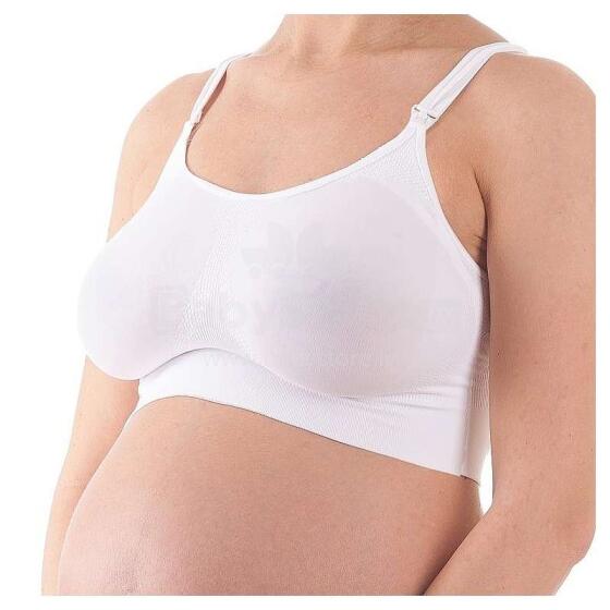 Bellissima Art.M003 Reggiseno Allattamento BIANCO Бесшовные бюстгальтер с зажимами питания (S-XL)