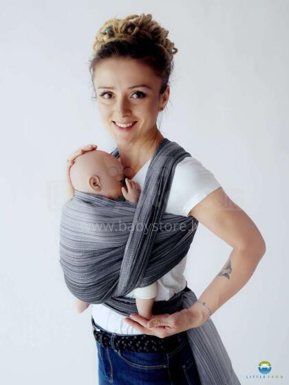 Little Frog  Wrap Sling  Art.160804 Angelit Многофункциональный слинг - платок  (для детей до 36 месяцев)  размер 4 (3.6м)