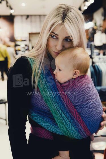 Little Frog Wrap Sling Art.160846 Tencel Aurora Zīdaiņu slings/lakats (bērniem līdz 36 mēnešiem) size 4 (3.6m)