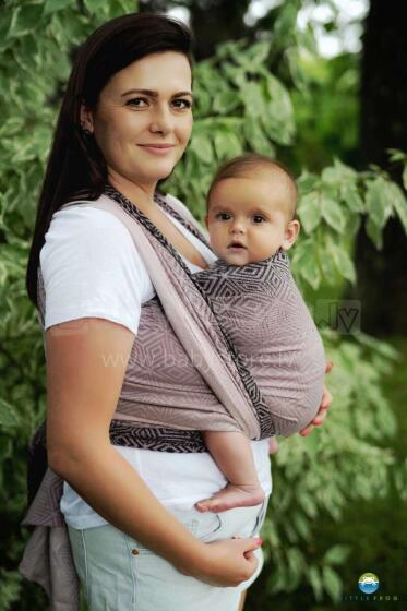 Little Frog Wrap Sling Art.160849 Tencel Charmy Cube  Многофункциональный слинг - платок (для детей до 36 месяцев) размер 4 (3.6м)