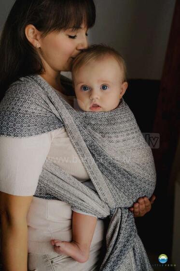 Little Frog Wrap Sling Art.160852 Lovely Sandstrom  Многофункциональный слинг - платок (для детей до 36 месяцев) размер 4 (3.6м)