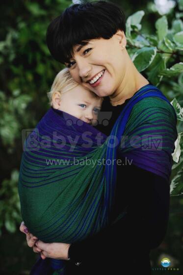 Little Frog Wrap Sling Art.160893 Sodalite Zīdaiņu slings/lakats (bērniem līdz 36 mēnešiem) size 5 (4.2m)