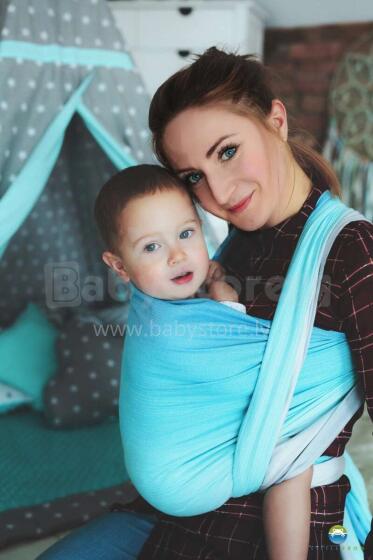 Little Frog Wrap Sling Art.160894 Lazurite   Многофункциональный слинг - платок (для детей до 36 месяцев) размер 5 (4.2м)
