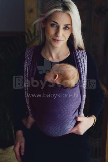 Little Frog Wrap Sling Art.160956 Iris Cube Многофункциональный слинг - платок (для детей до 36 месяцев) размер 6 (4.6м)