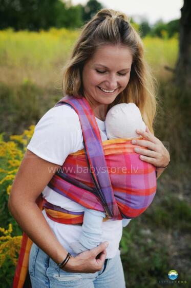 Little Frog Wrap Sling Art.160967 Rhodonite Zīdaiņu slings/lakats (bērniem līdz 36 mēnešiem) size 7 (5.2m)