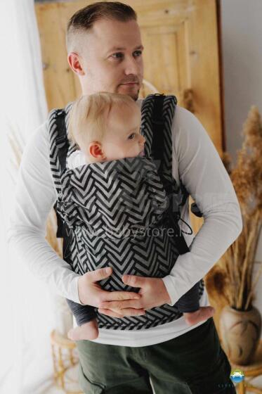 Little Frog Baby Carrier Prime Art.161007 Linen Miles Ķengursoma - aktīviem vecākiem gariem pārgājieniem no 4 līdz 20 kg