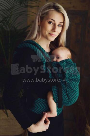 Little Frog Baby Carrier Prime Art.161008 Virdian Miles  Эргономичная кенгуру - Рюкзачок повышенной комфортности от 4 до 20 кг
