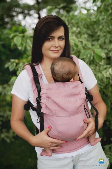 Little Frog Baby Carrier Prime Art.161013 Linen Hutt Ķengursoma - aktīviem vecākiem gariem pārgājieniem no 4 līdz 20 kg
