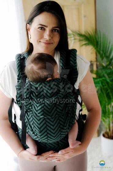 Little Frog Baby Carrier Prime Art.161015 Adventure Miles  Эргономичная кенгуру - Рюкзачок повышенной комфортности от 4 до 20 кг