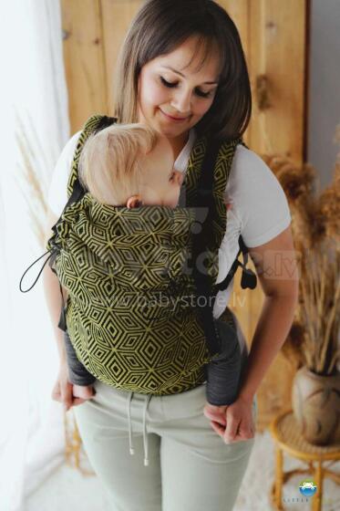 Little Frog Baby Carrier Prime Art.161019 Golden Cube Ķengursoma - aktīviem vecākiem gariem pārgājieniem no 4 līdz 20 kg