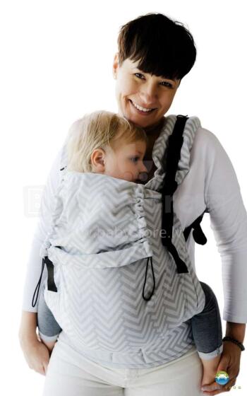 Little Frog XL Toddler Carrier  Art.161038 Platinum Miles Кенгуру - Рюкзачок повышенной комфортности с 2 до 6 лет